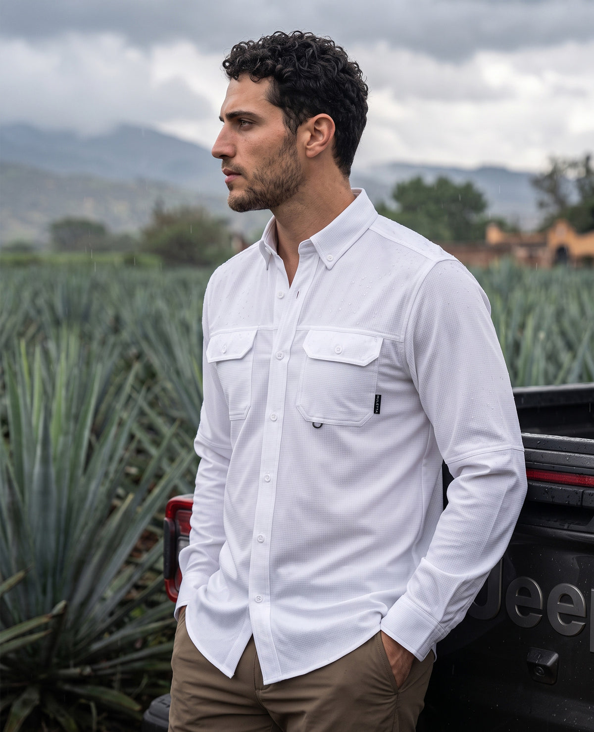 Camisa Outdoor Blanco