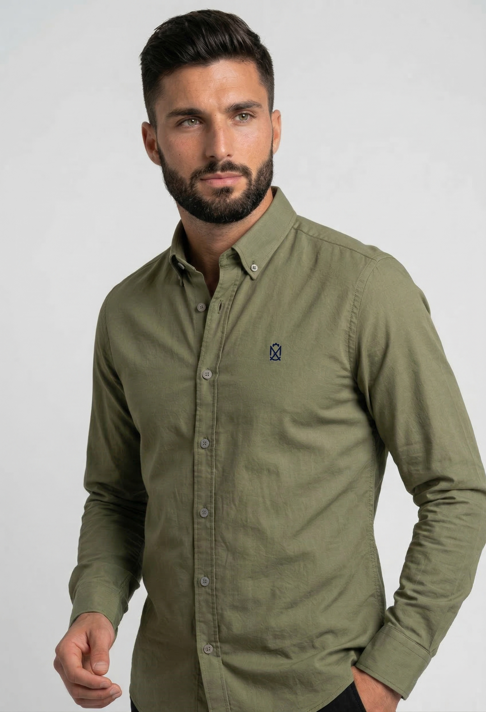 Camisa Lino Militar