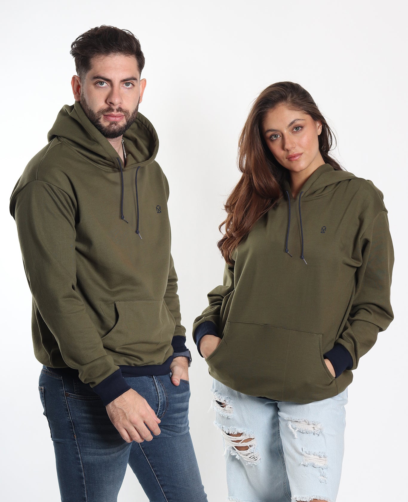 Hoodie V Militar