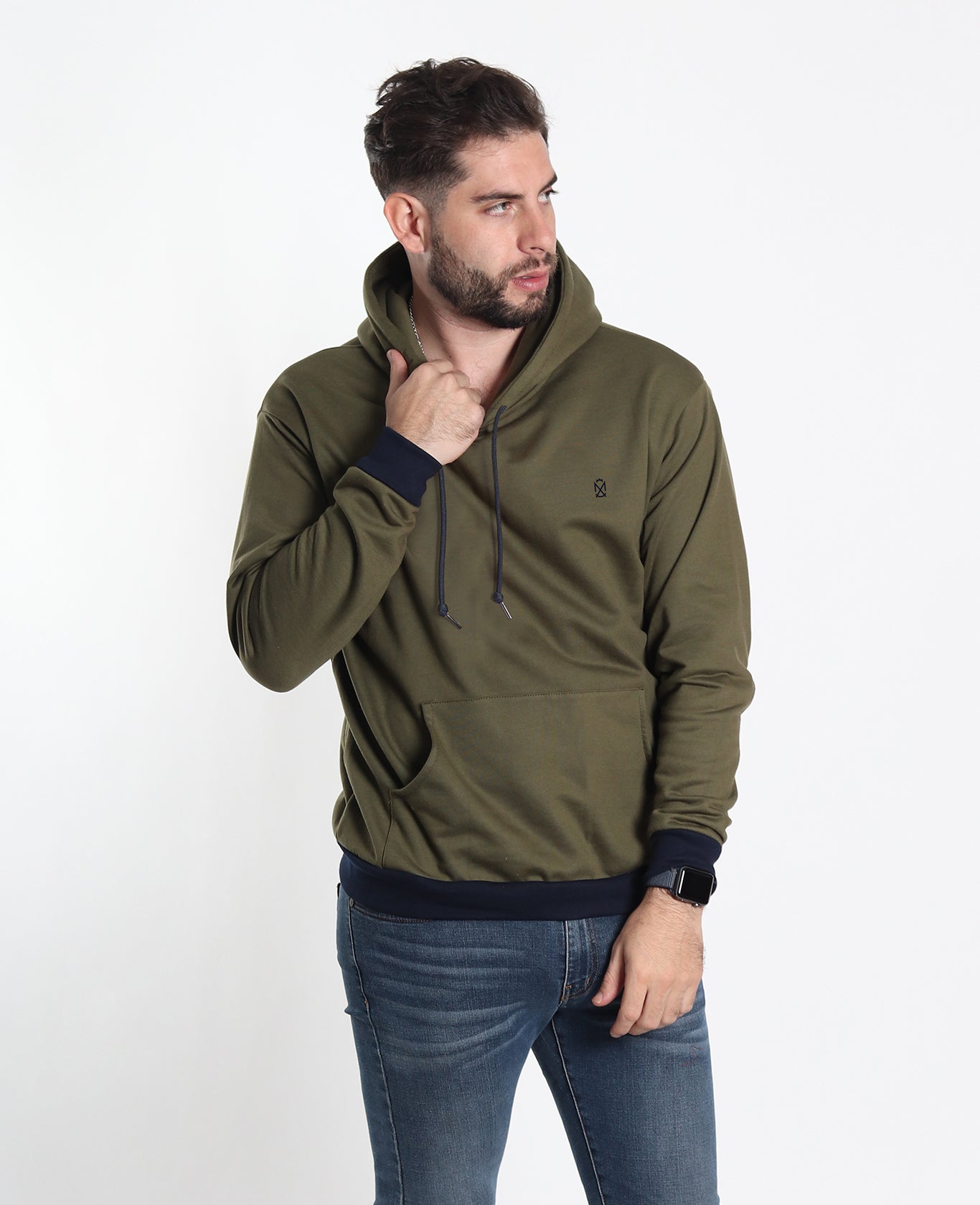 Hoodie V Militar