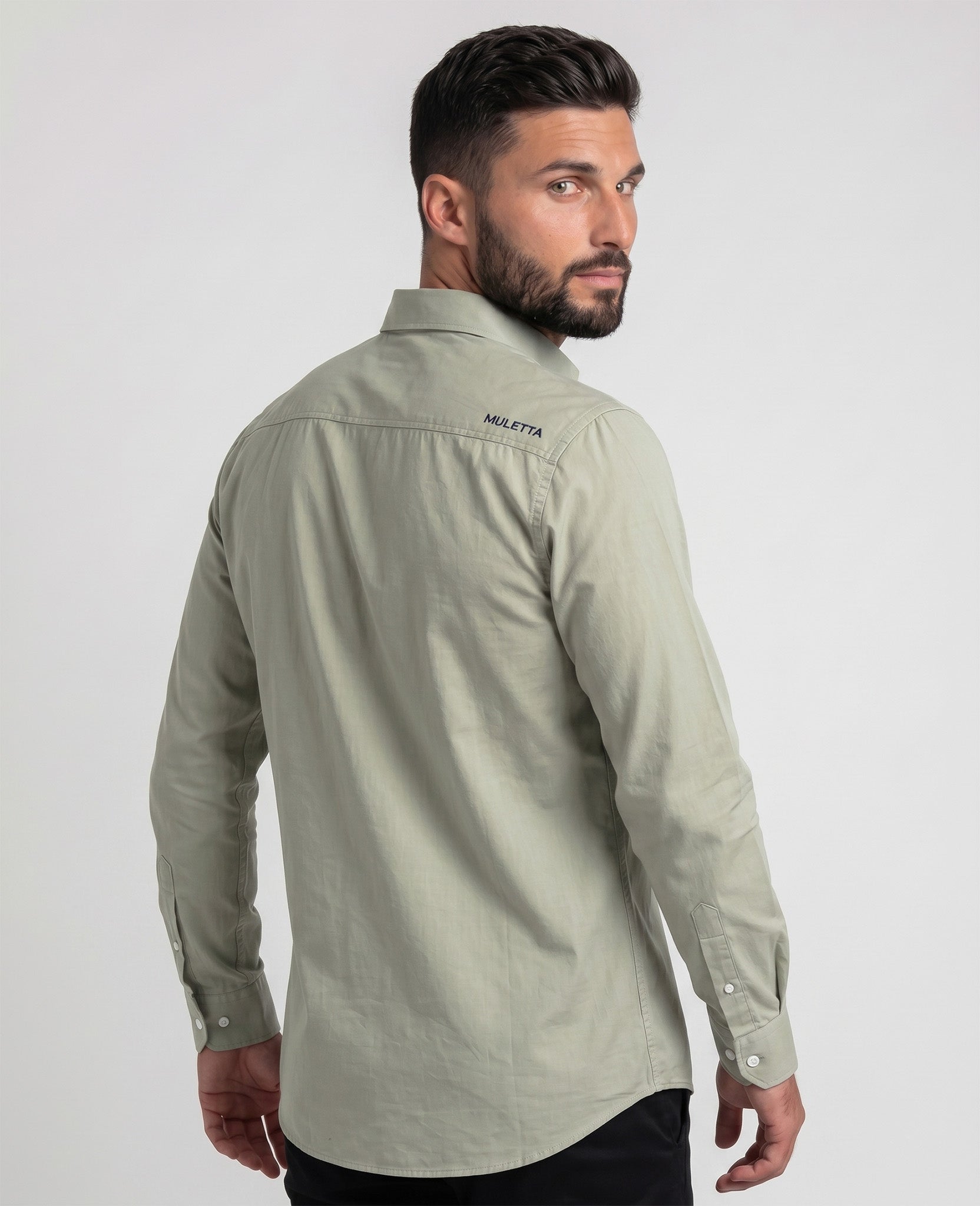 Camisa Lino Olivo