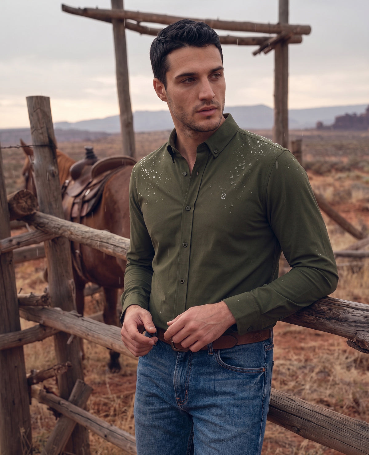 Camisa DryFlex Verde Militar