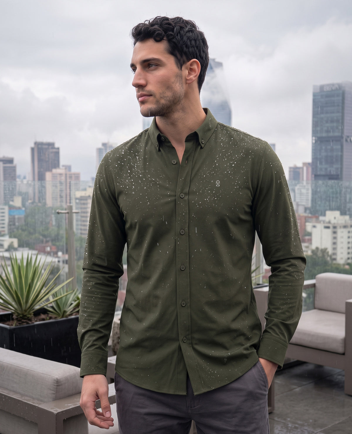Camisa DryFlex Verde Militar