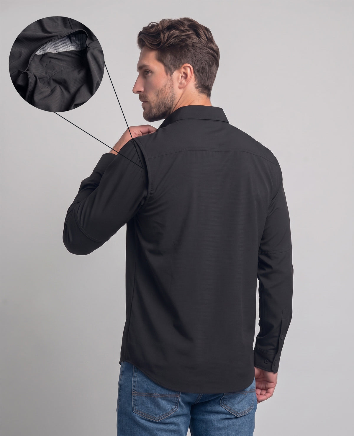 Camisa Outdoor Negra