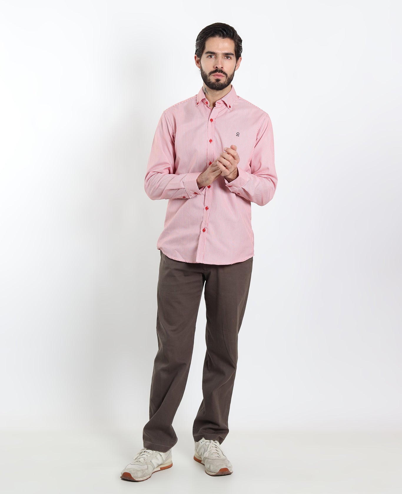 Camisa Rayas Rojas Chicas