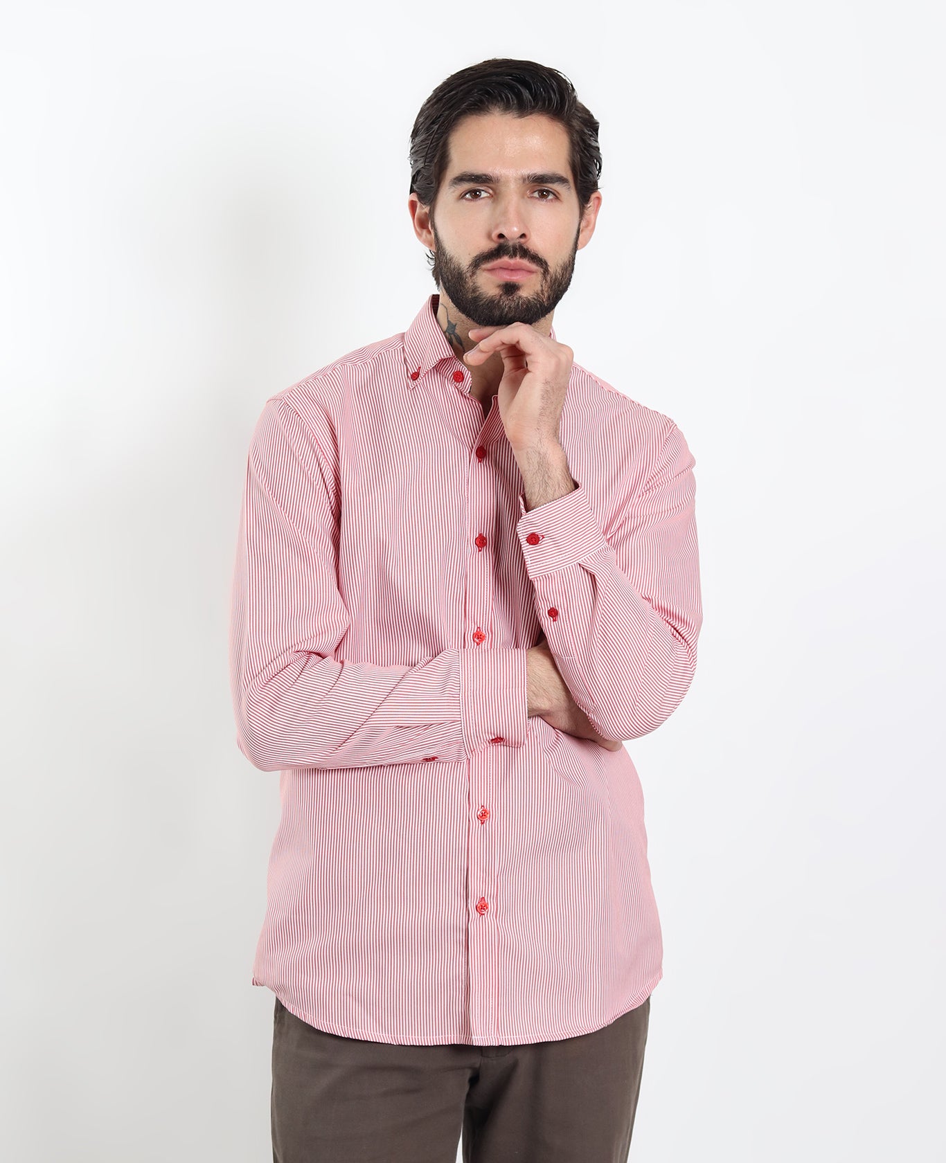 Camisa Rayas Rojas Chicas