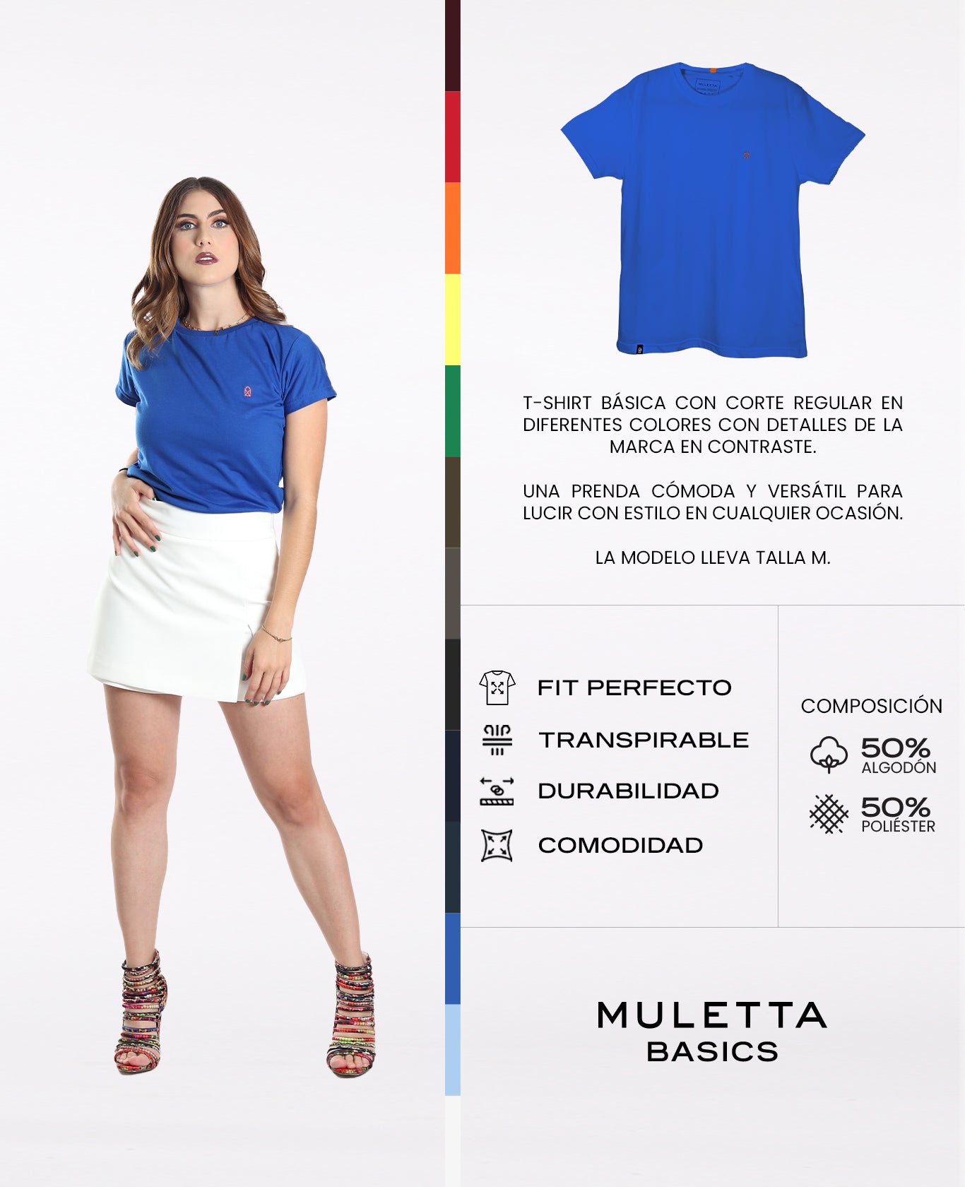 T-Shirt Azul Rey