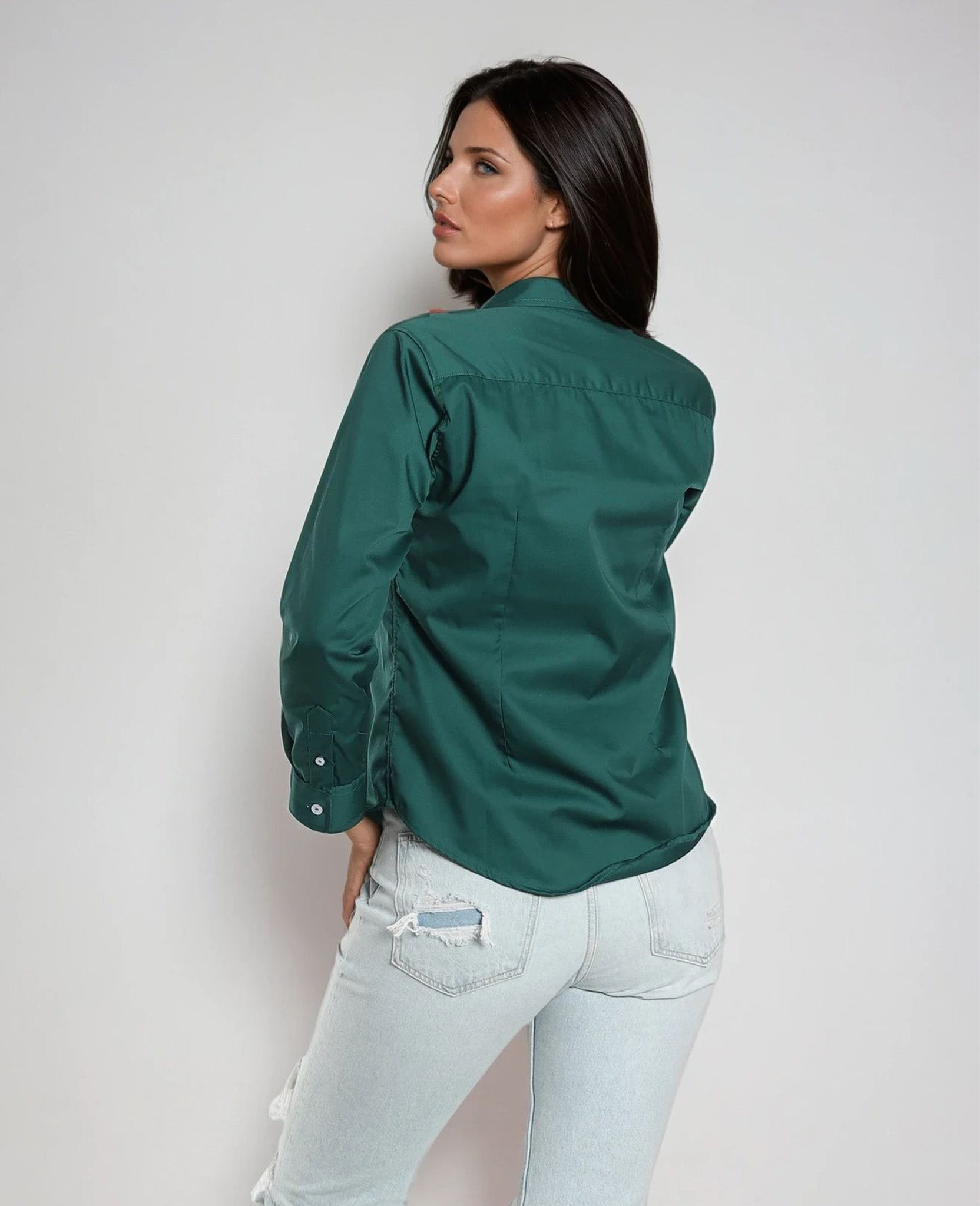 Camisa Verde Botella