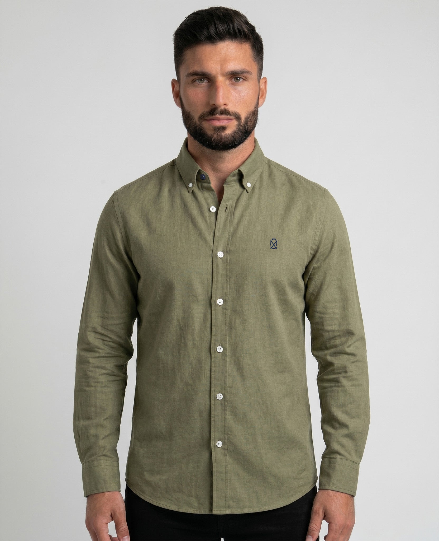 Camisa Lino Militar