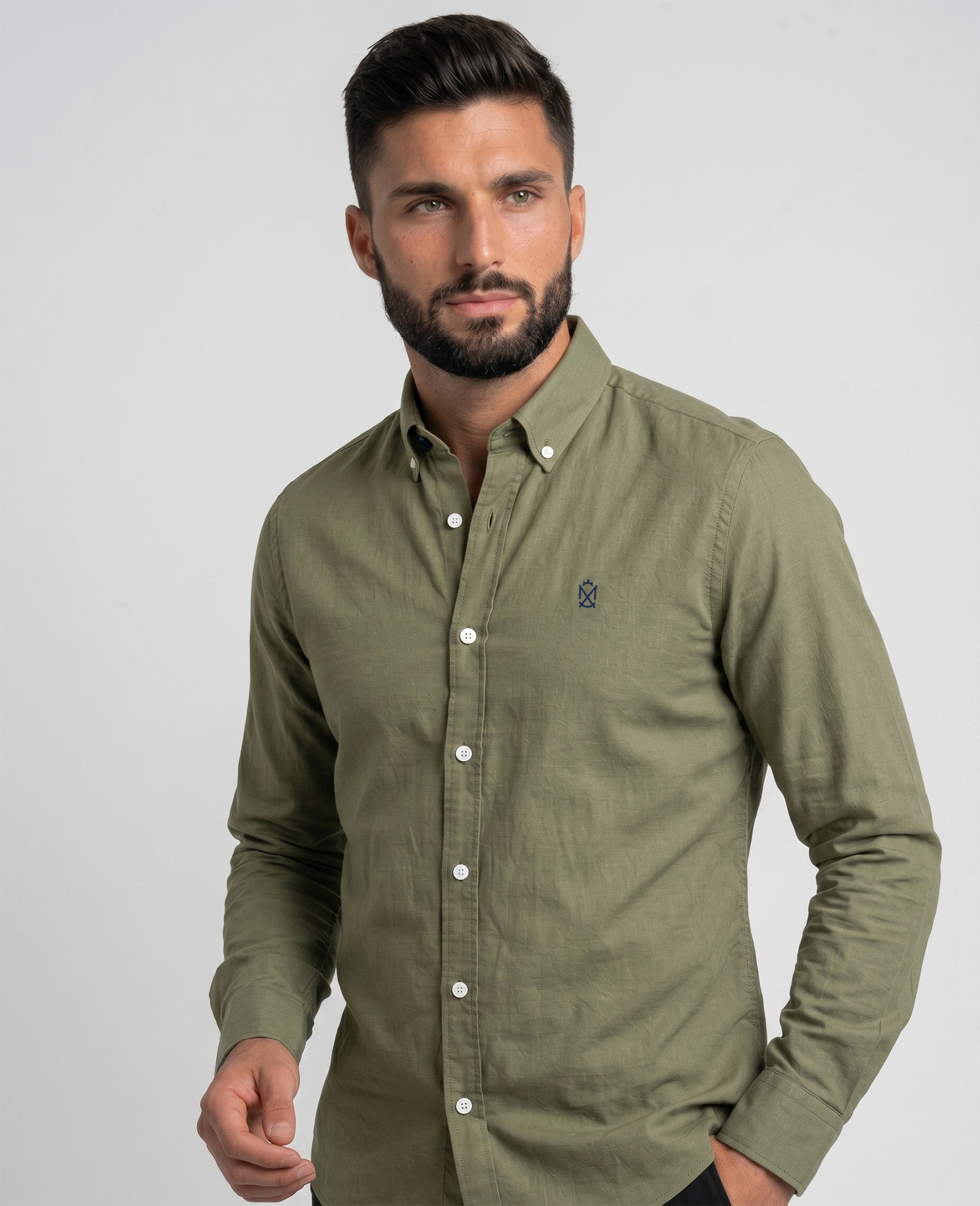 Camisa Lino Militar
