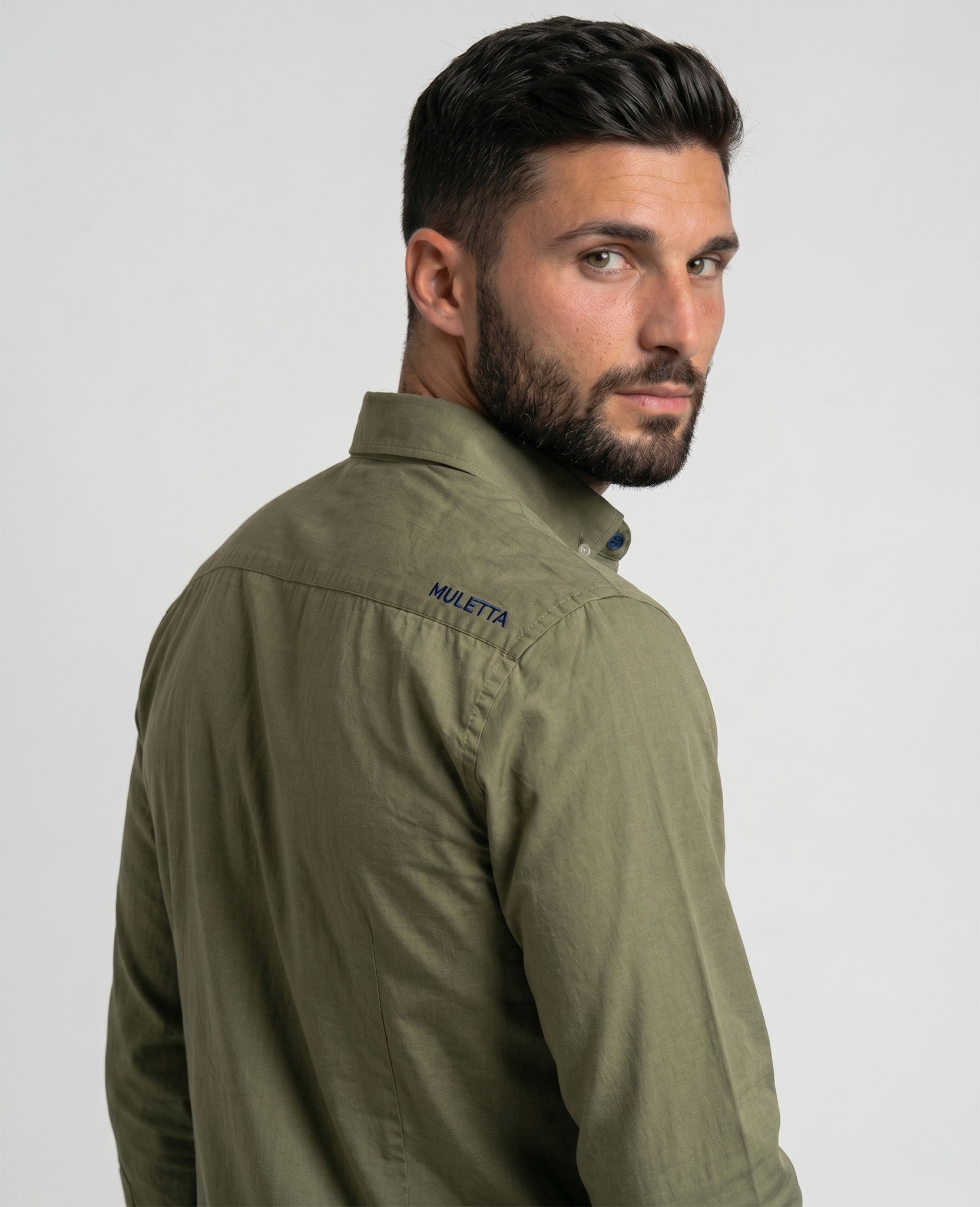 Camisa Lino Militar