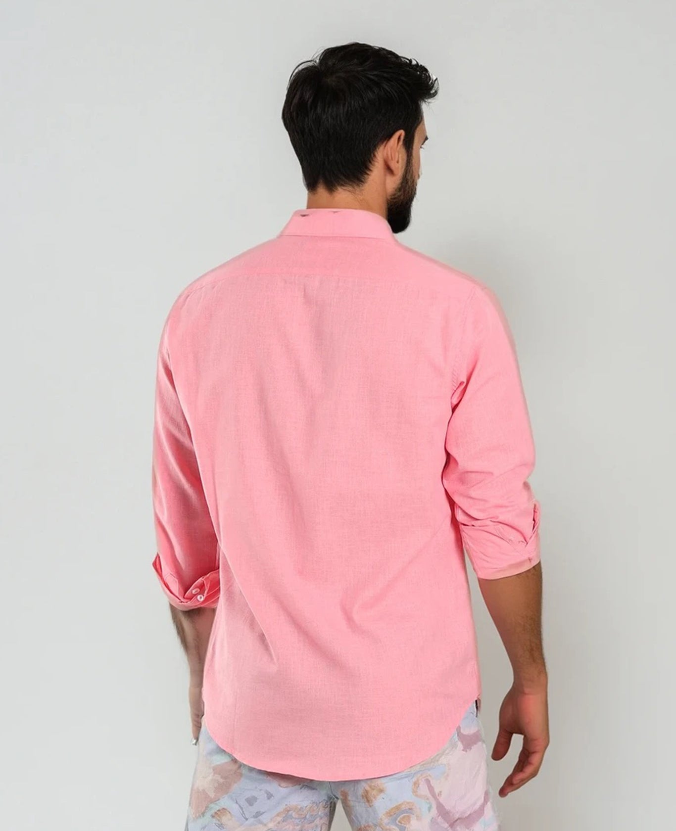 Camisa Lino Coral