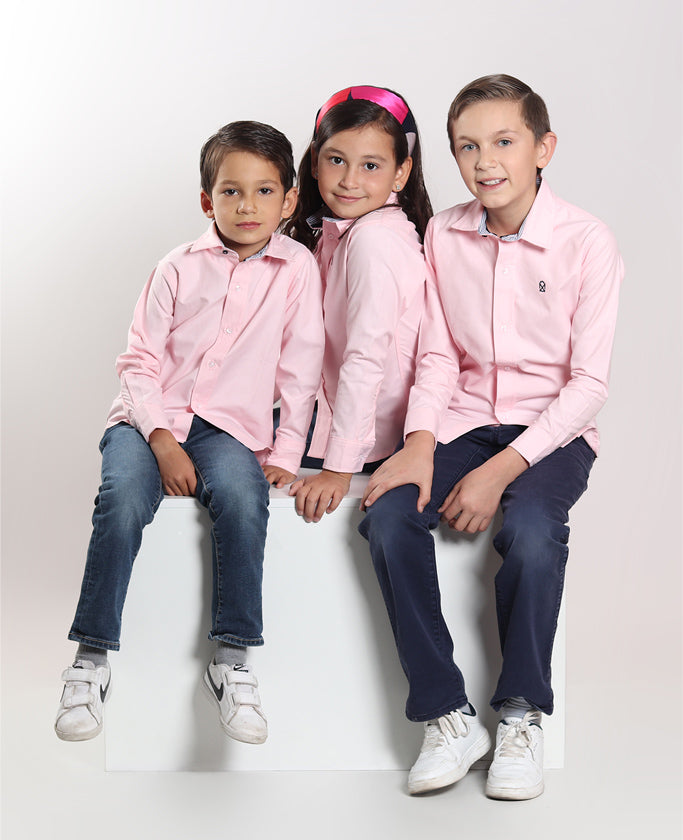 Camisa Rosa Kids