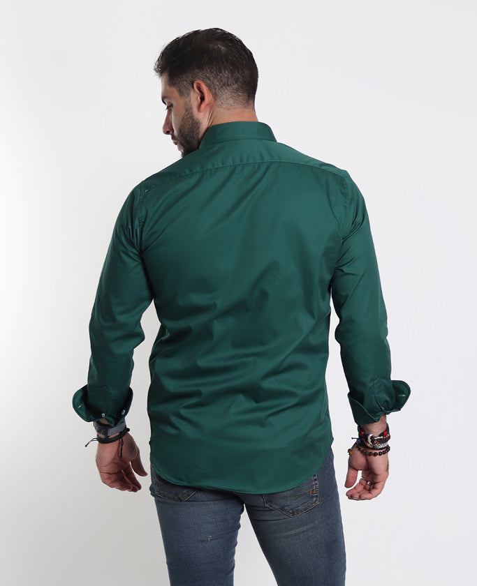 Camisa Verde Botella