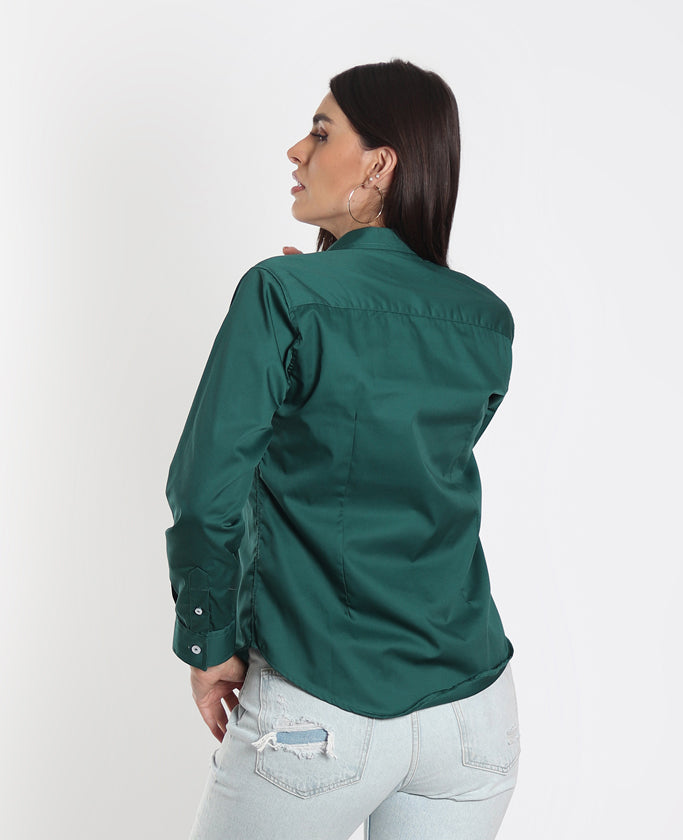 Camisa Verde Botella