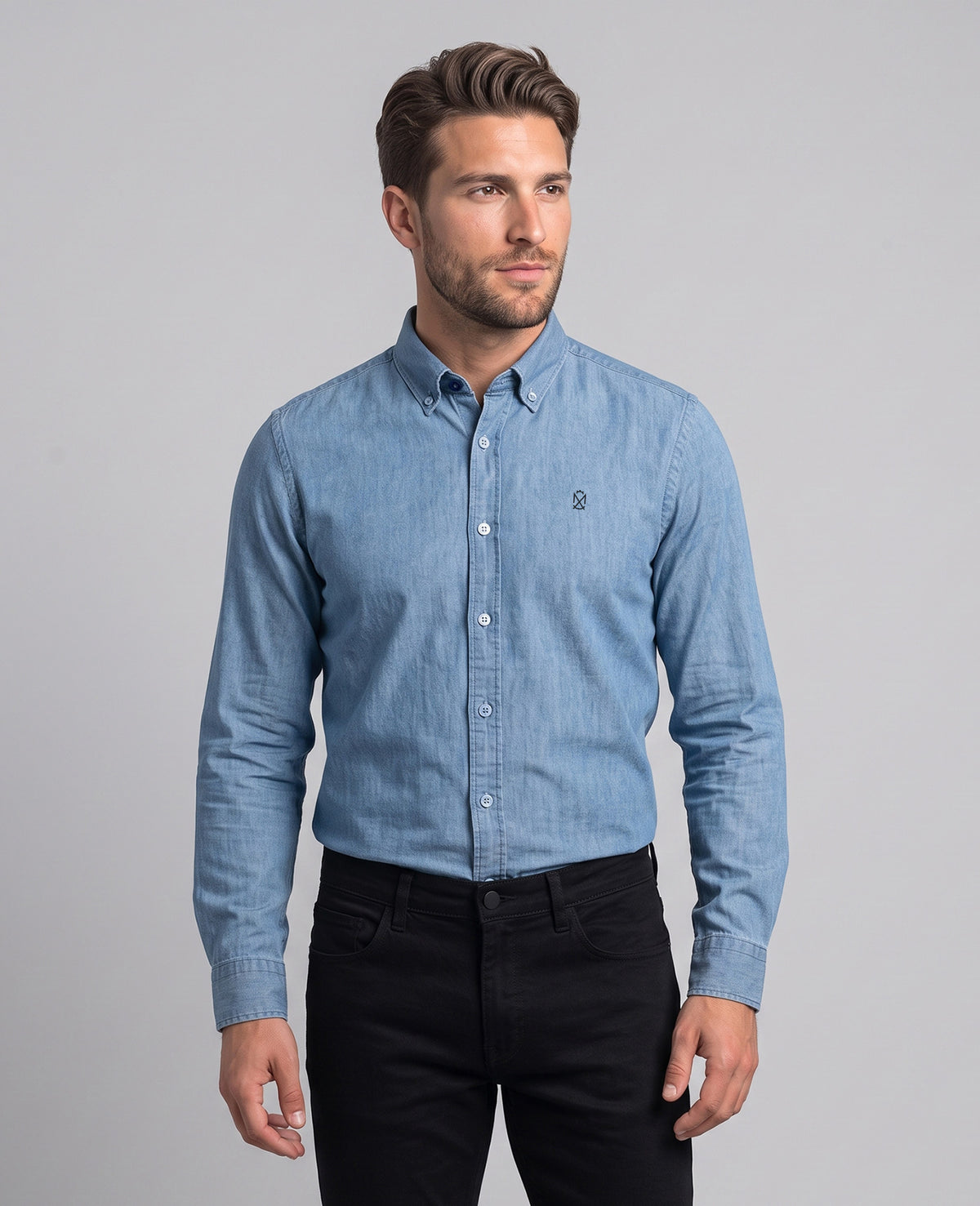Camisa Mezclilla Cielo