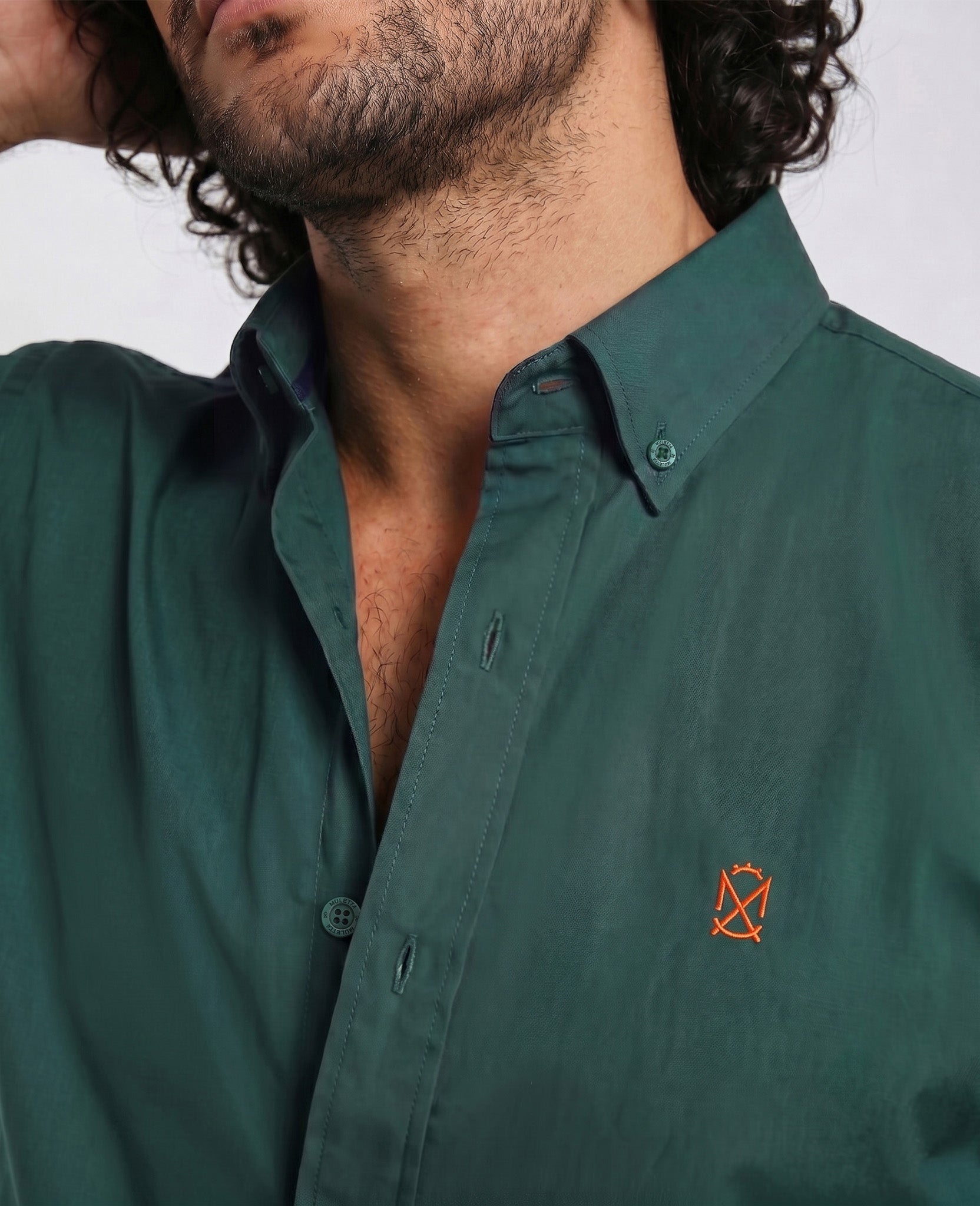 Camisa Verde Botella