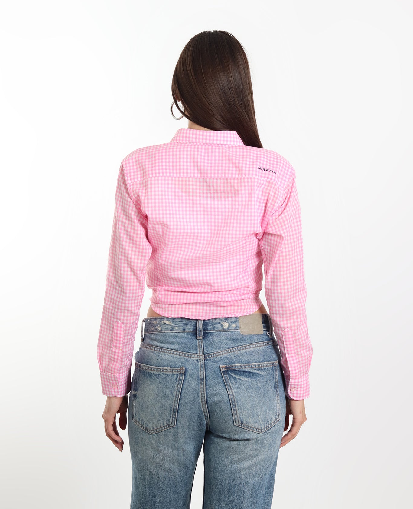 Camisa Cuadros Rosa