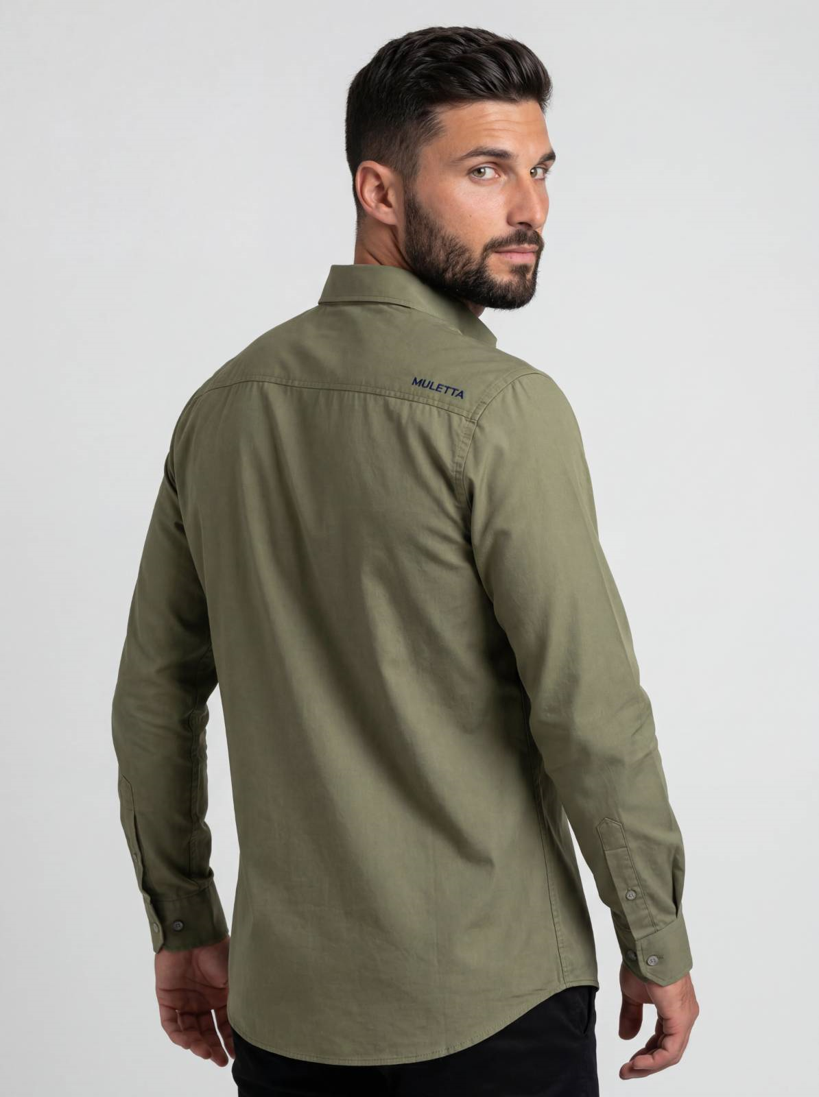 Camisa Lino Olivo