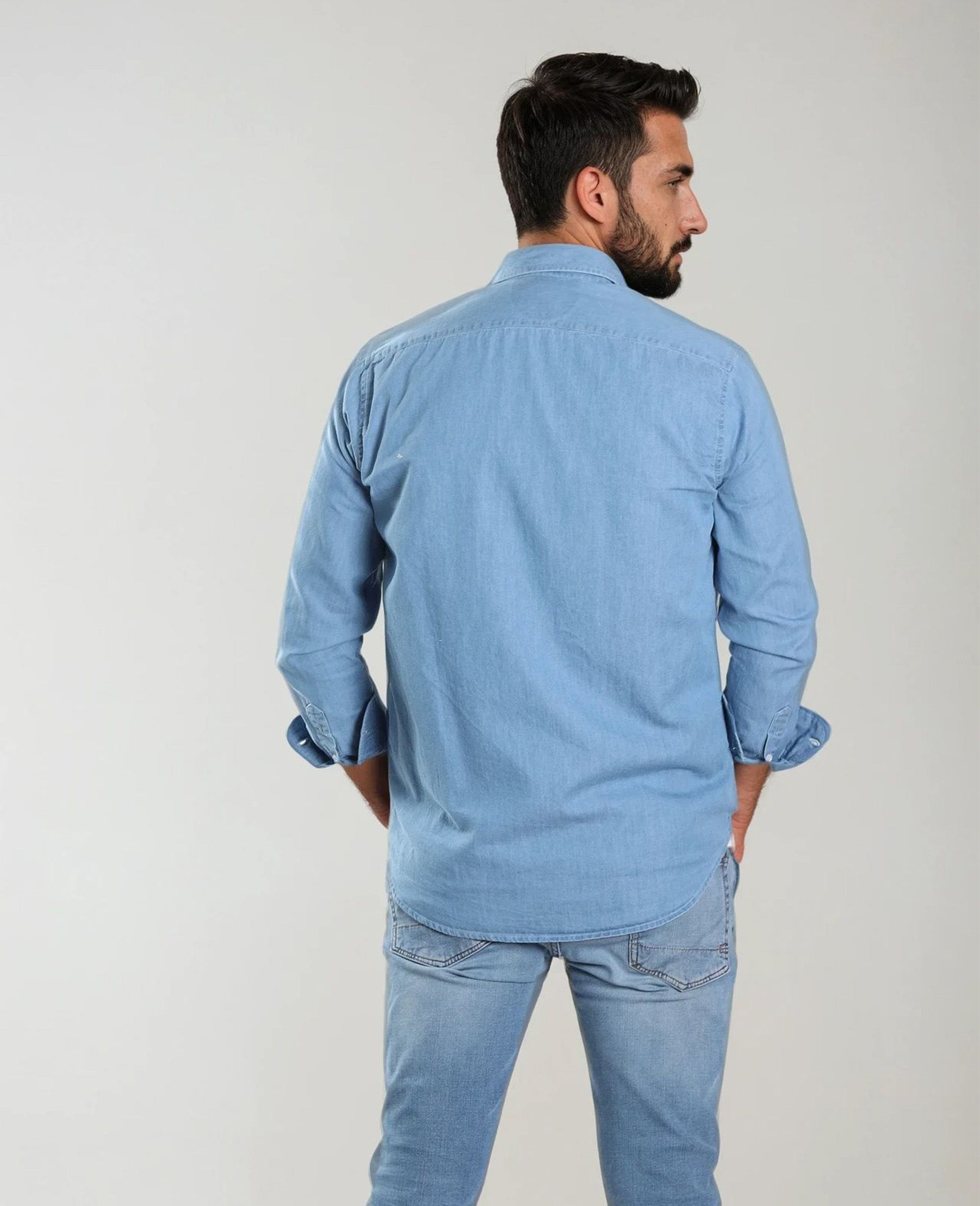 Camisa Mezclilla Cielo