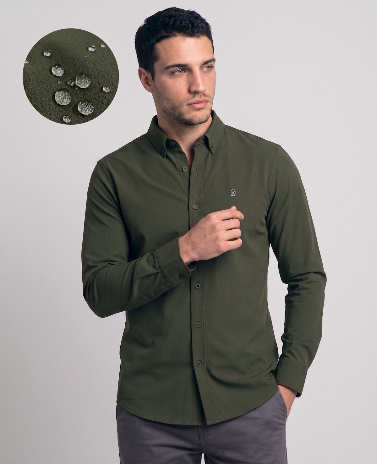 Camisa DryFlex Verde Militar