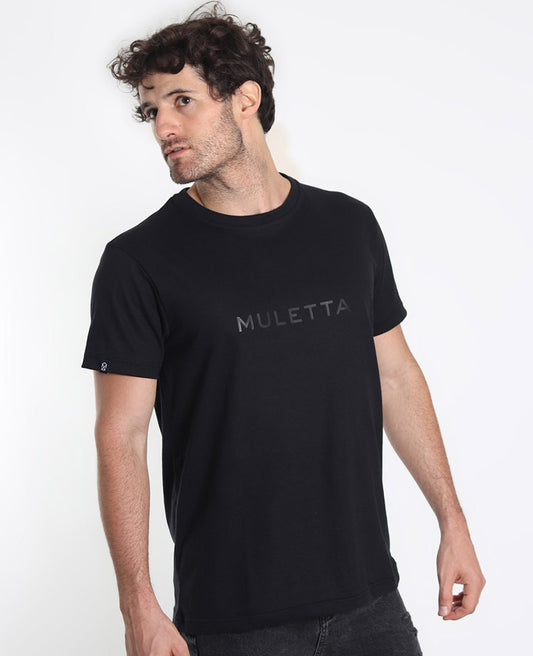 T-shirt Negra Muletta