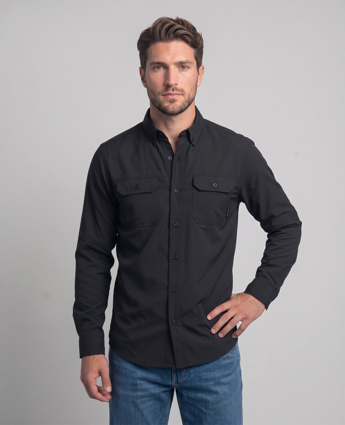 Camisa Outdoor Negra