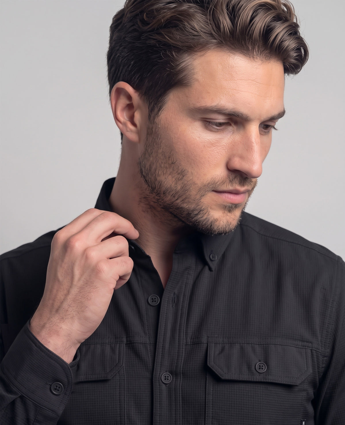 Camisa Outdoor Negra