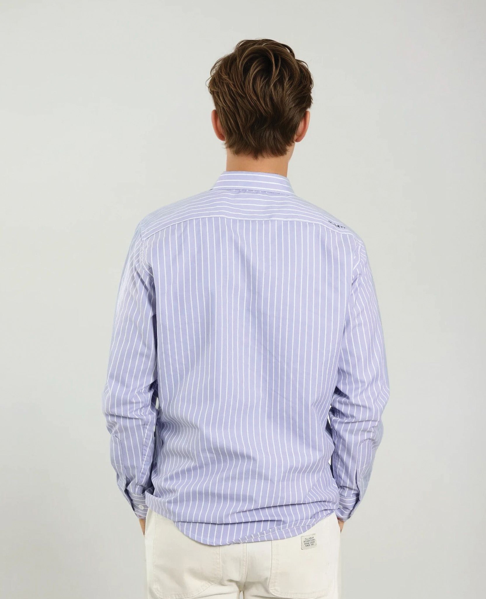 Camisa Rayas Lila