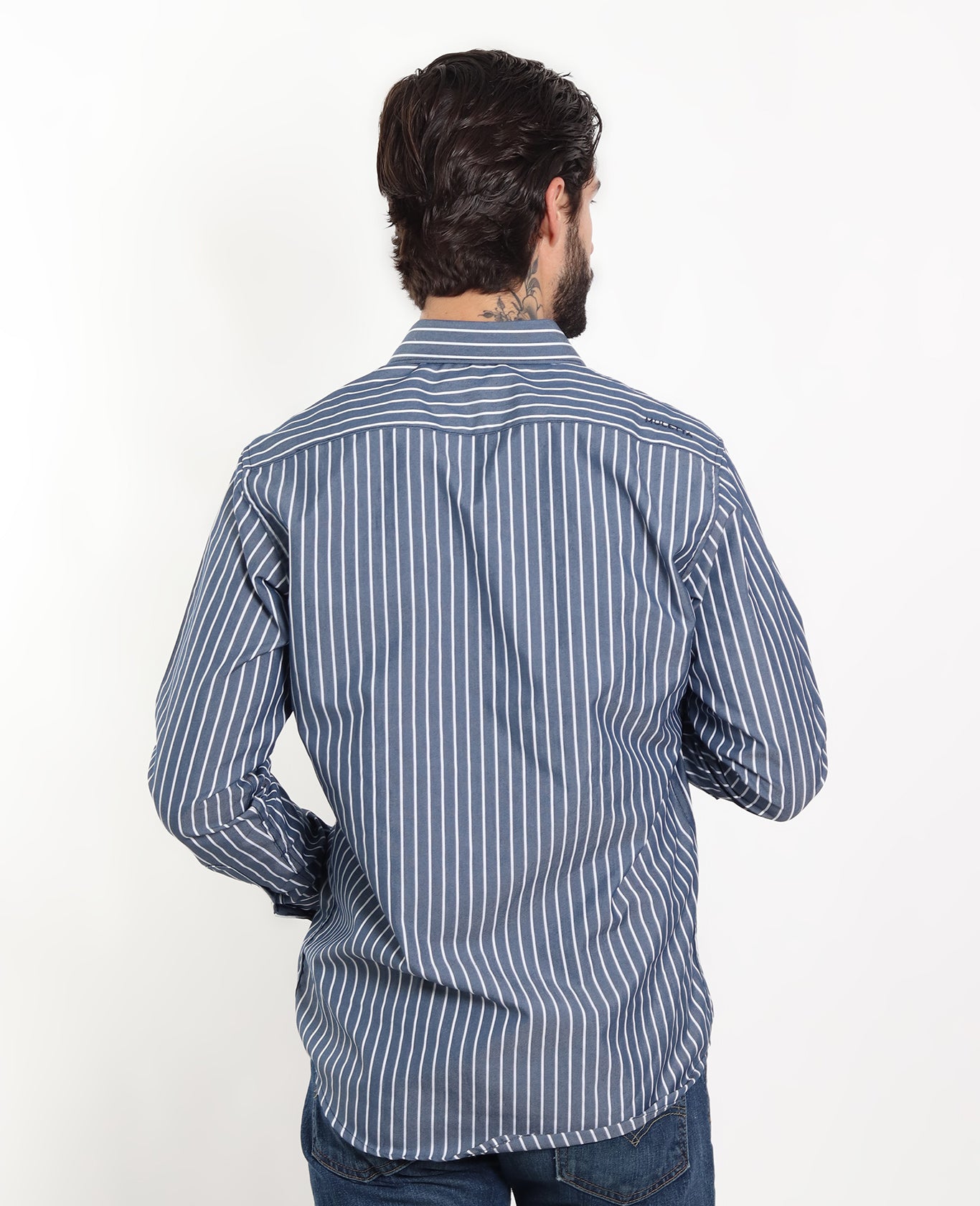 Camisas Rayas Marino