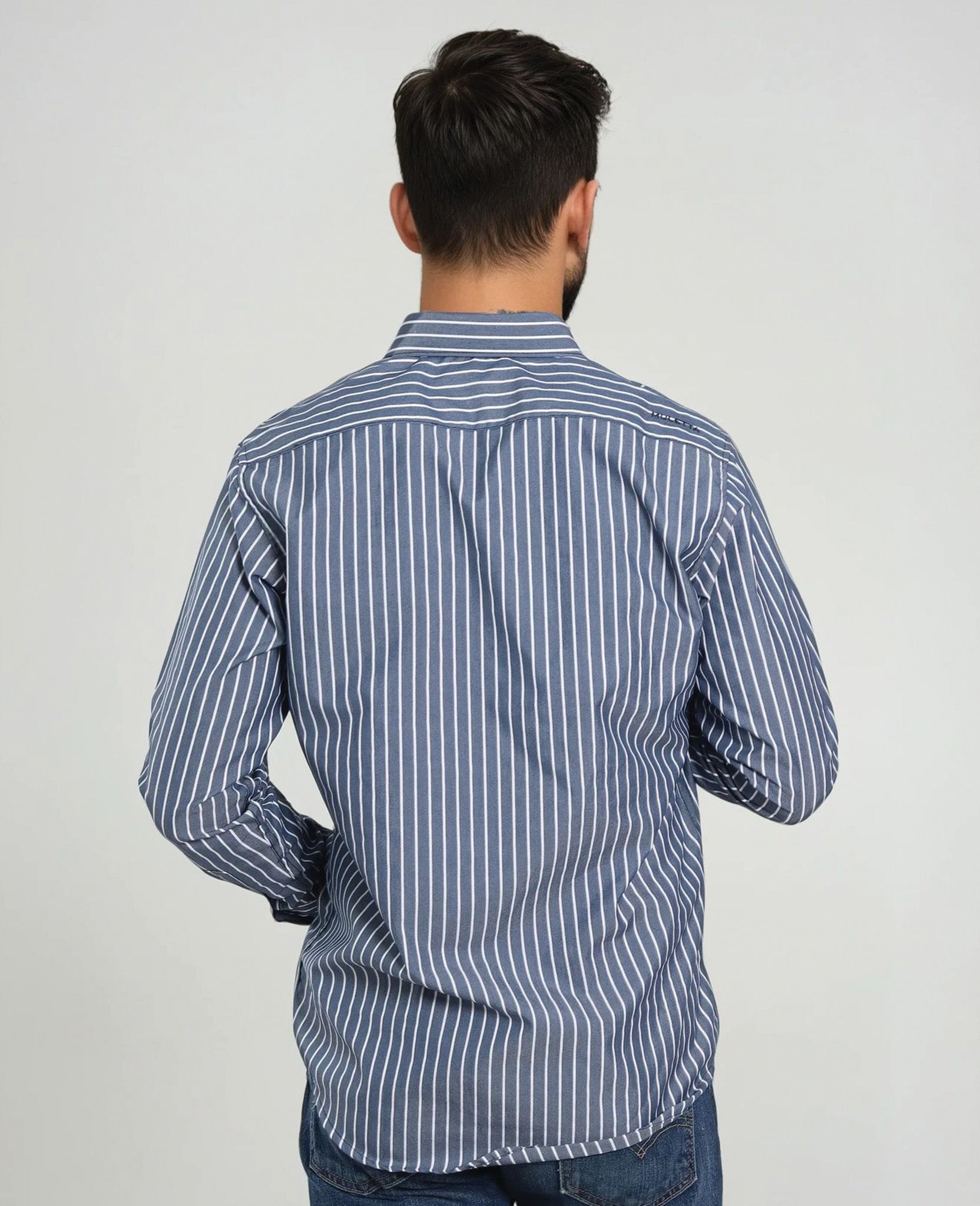 Camisas Rayas Marino