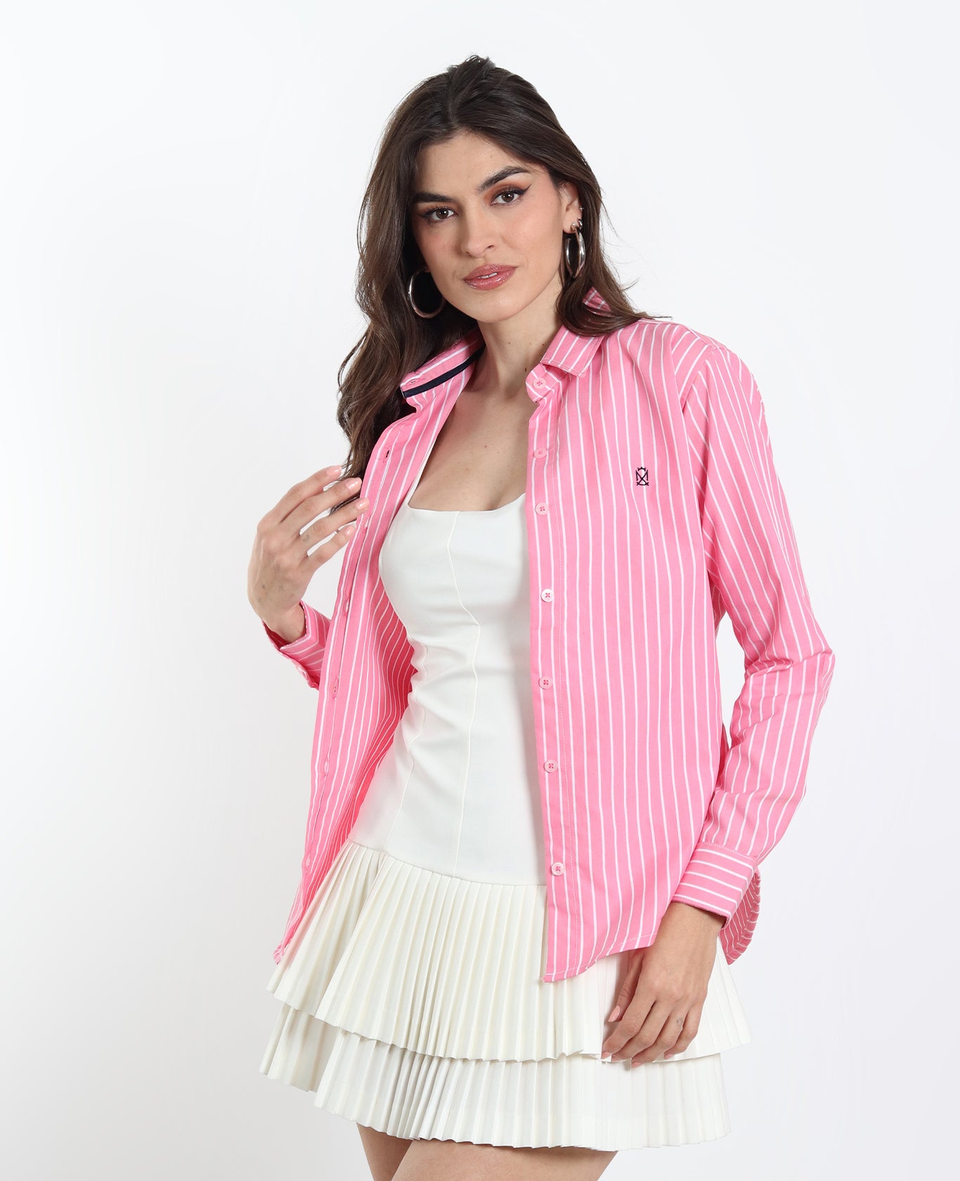 Camisa Rayas Rosas