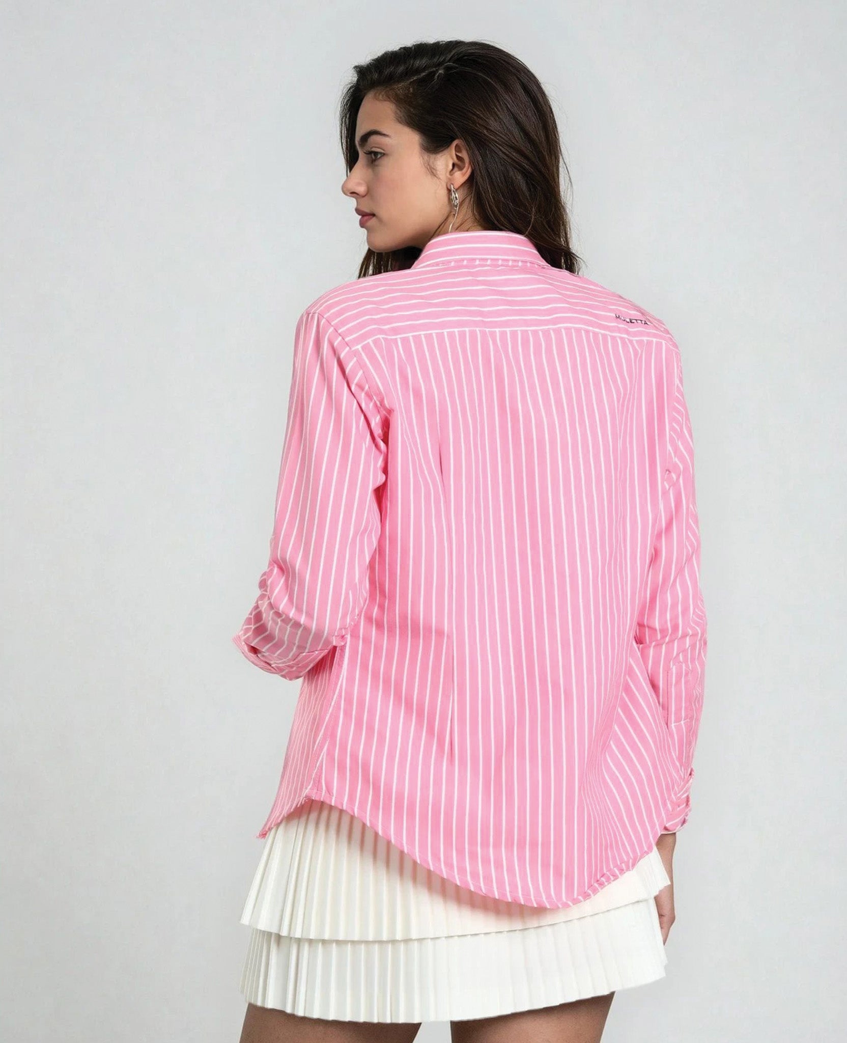 Camisa Rayas Rosas
