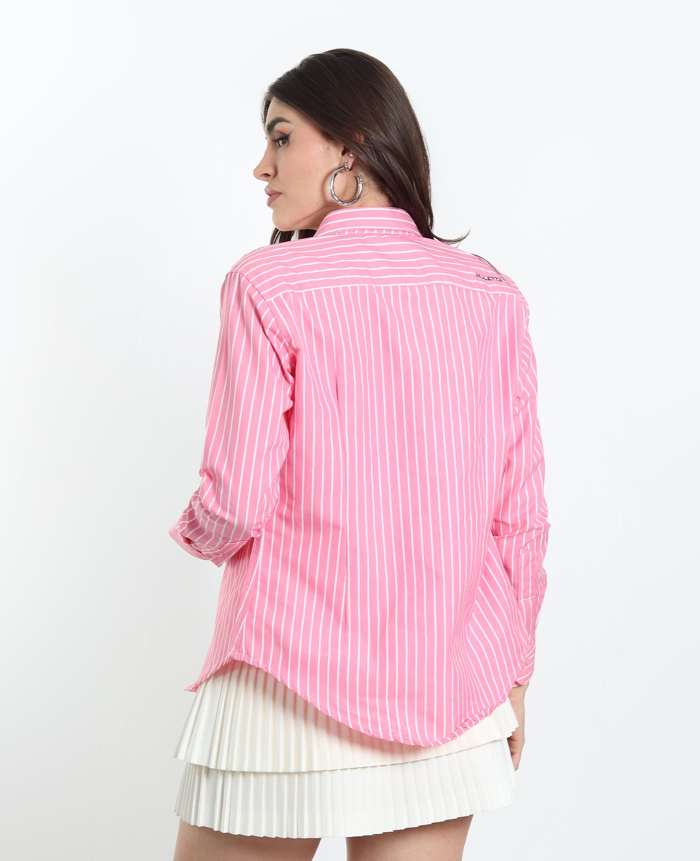 Camisa Rayas Rosas