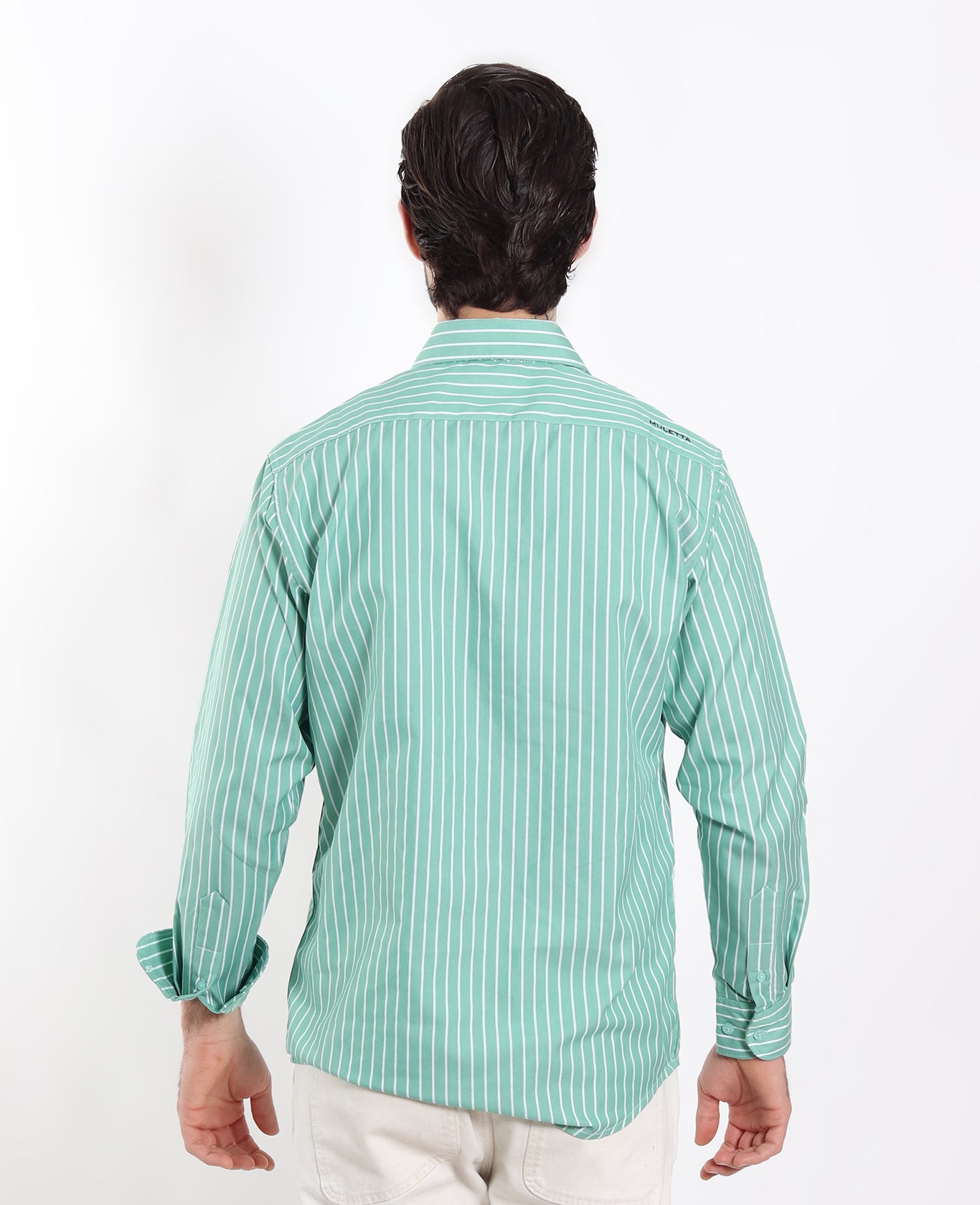 Camisa Rayas Verde