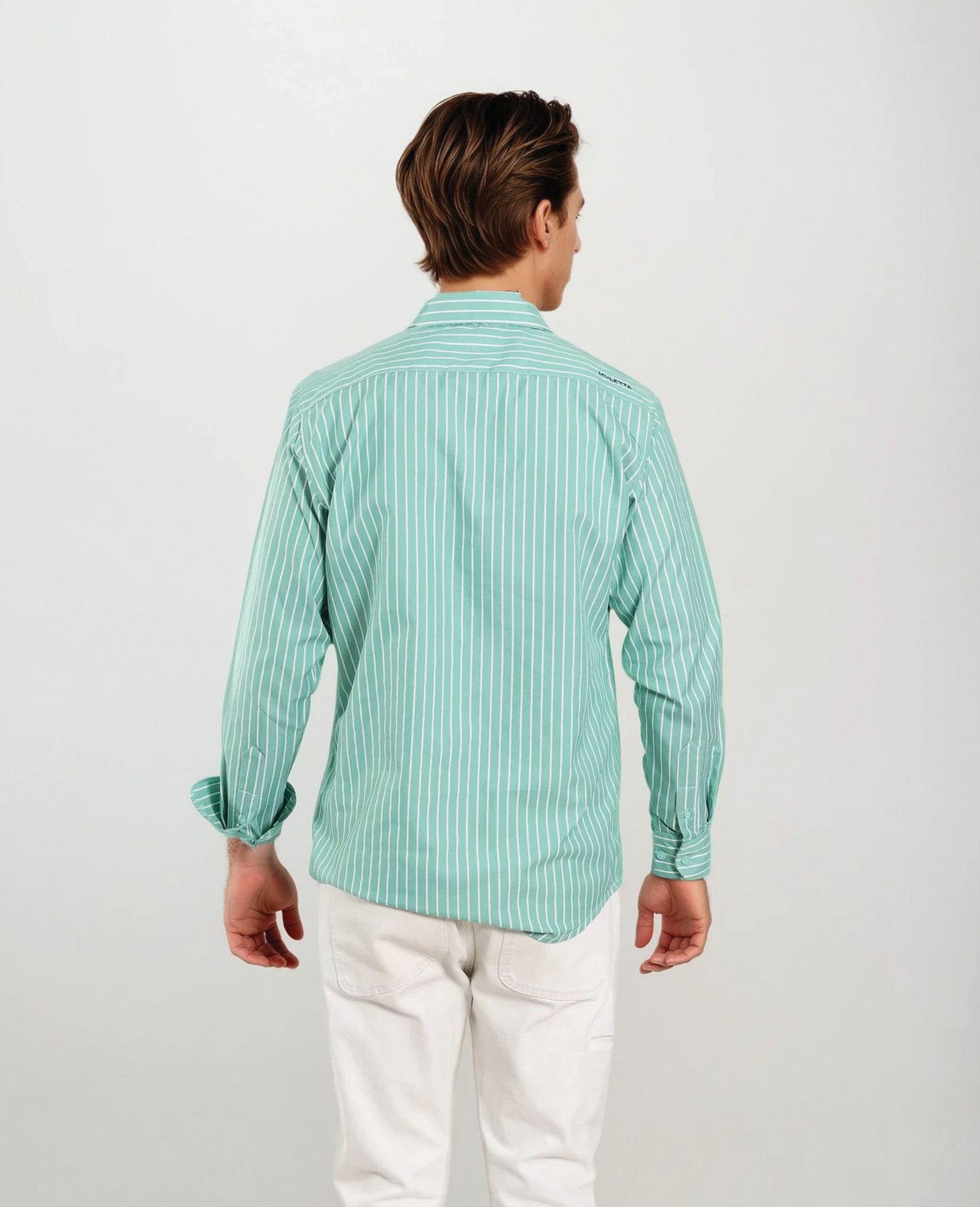 Camisa Rayas Verde