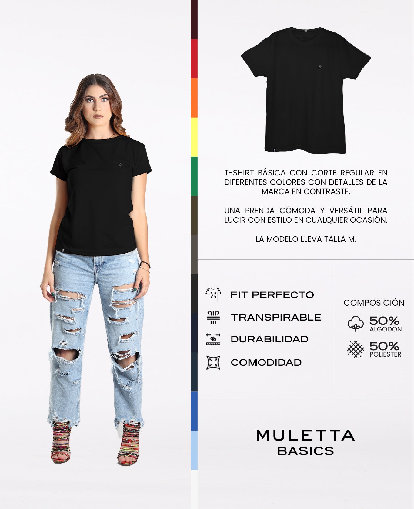 T-shirt Negro