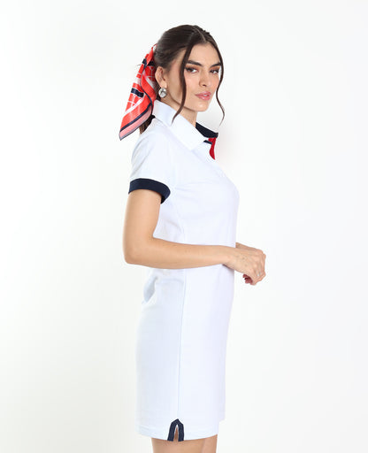 Vestido Polo Blanco