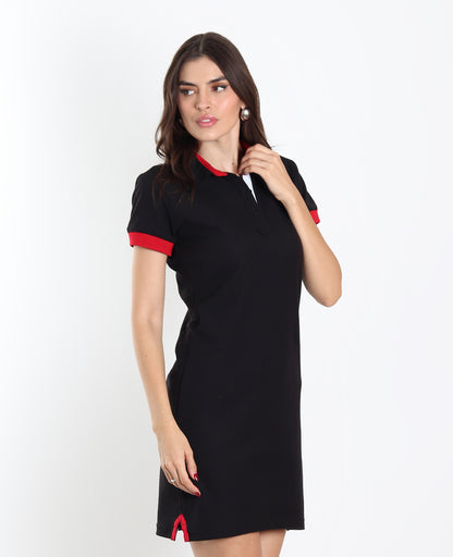 Vestido Polo Negro