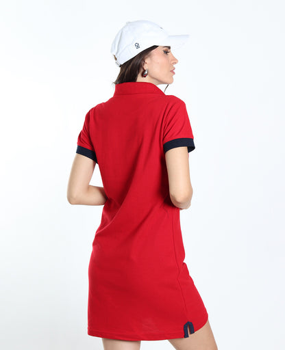 Vestido Polo Rojo