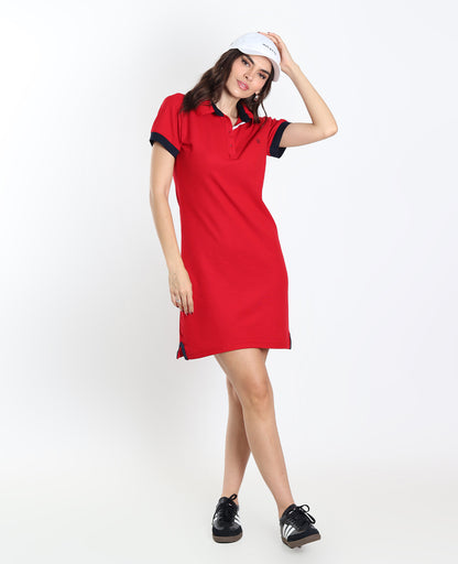 Vestido Polo Rojo