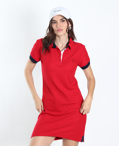 Vestido Polo Rojo