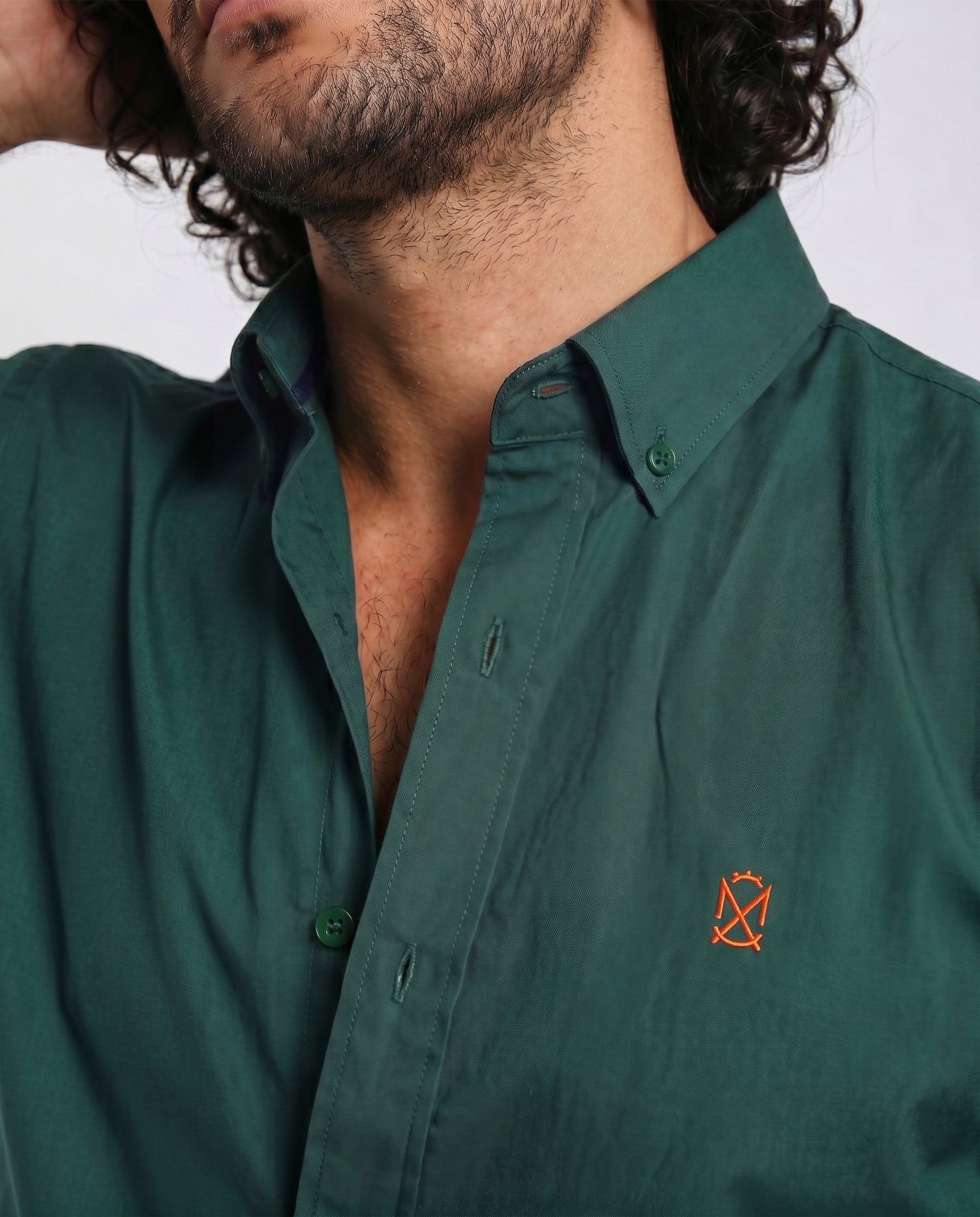 Camisa Verde Botella