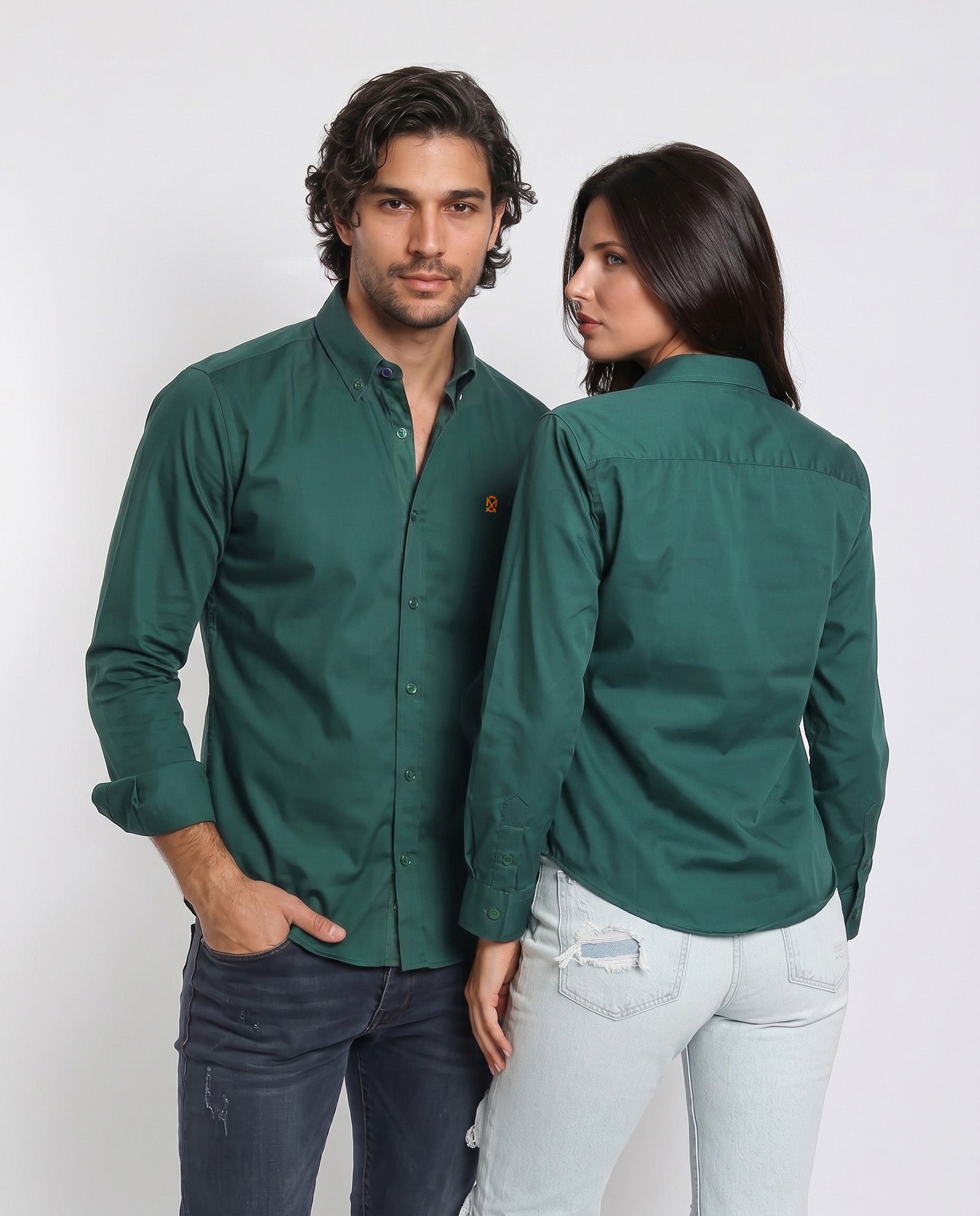 Camisa Verde Botella