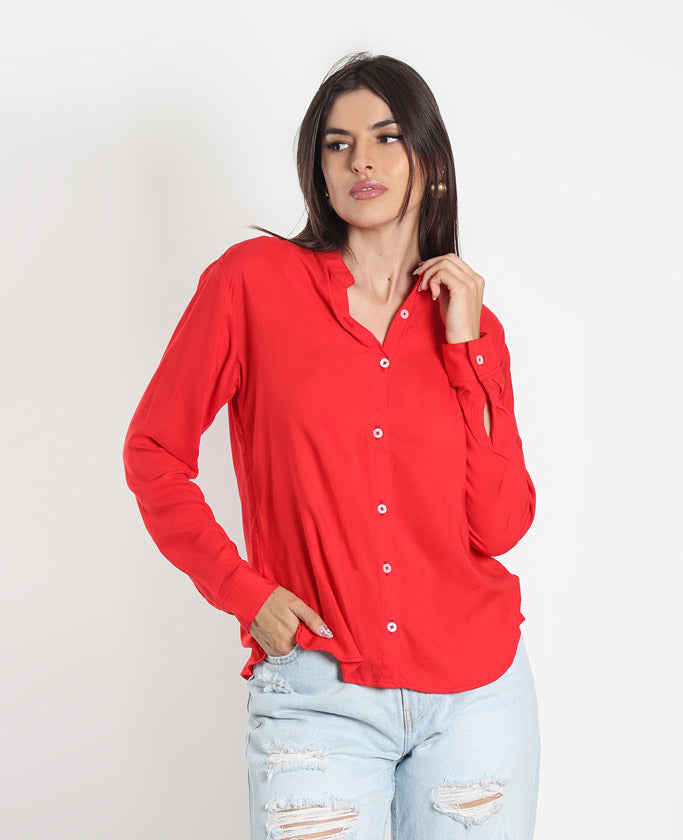 Blusa roja discount