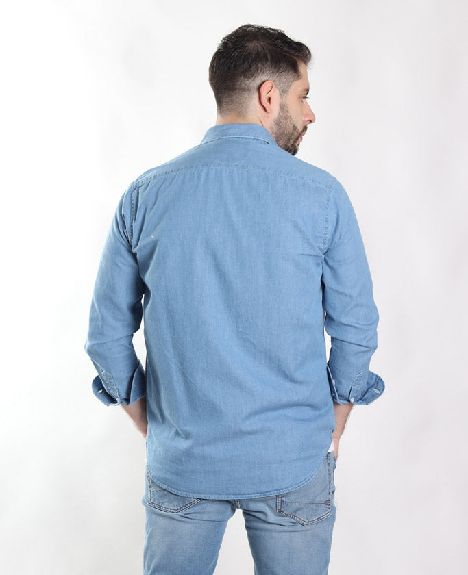 Camisa Mezclilla Cielo
